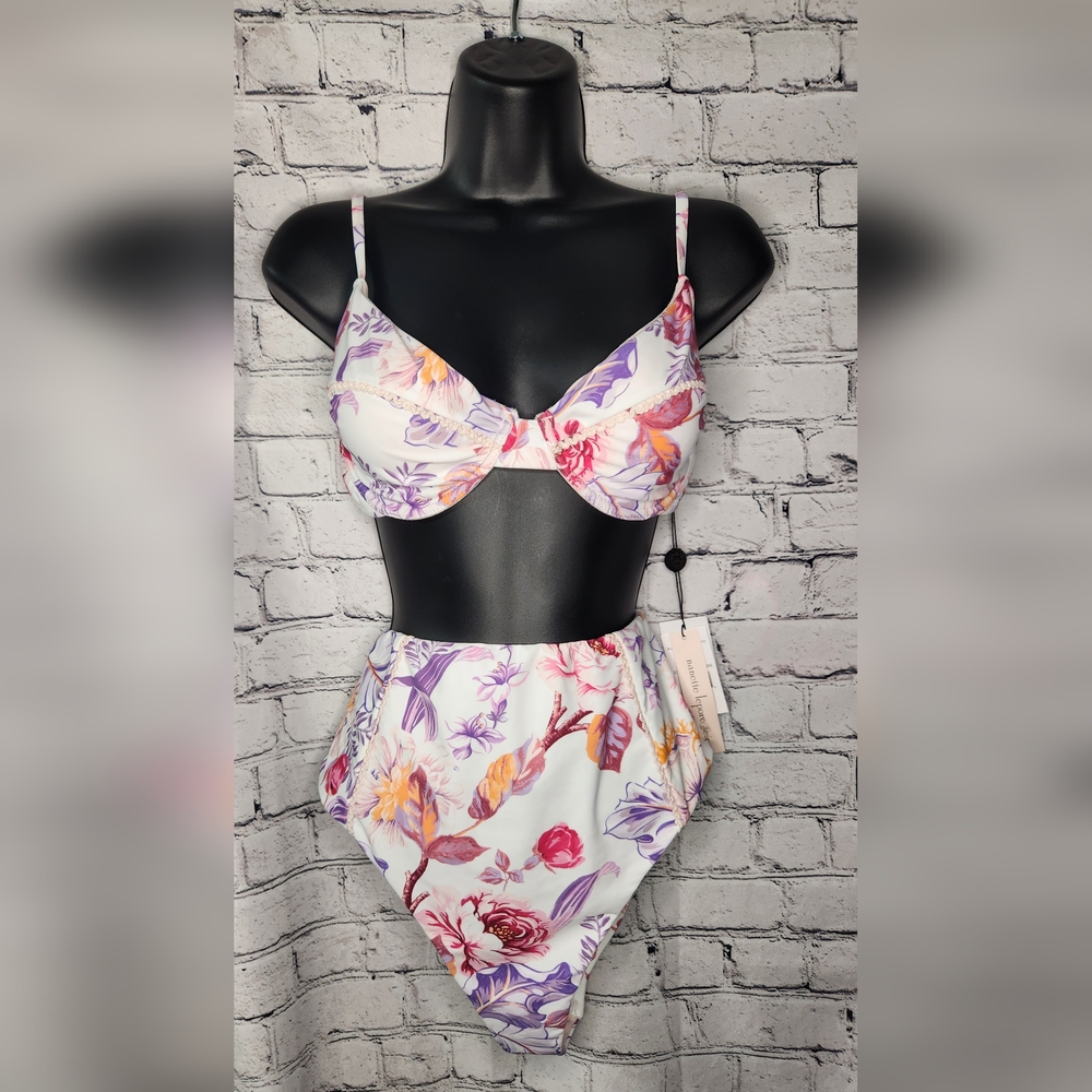 Nanette Lepore 2 Piece Swimsuit Bikini NWT‎ Size 10